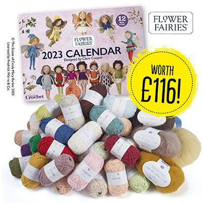 Rico Flower Fairies™ Calendar yarn pack, worth £116!